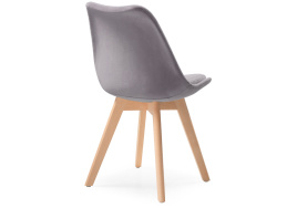 Стул деревянный Bonuss light gray / wood фото 4