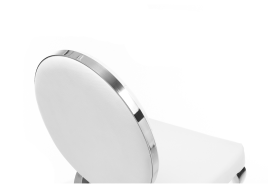 Стул на металлокаркасе Odda белый фото 5