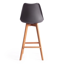 Стул барный TULIP BAR (mod. C1014H) / 1 шт. в упаковке пластик/дерево, 57 х 48 х 114 см, серый 024 / фото 4