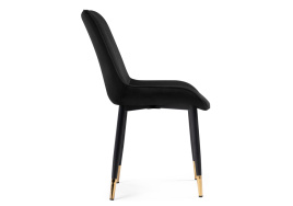 Стул на металлокаркасе Seda-1 black / gold / black фото 3