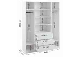 Шкаф Мадера ЛДСП графит фото 4