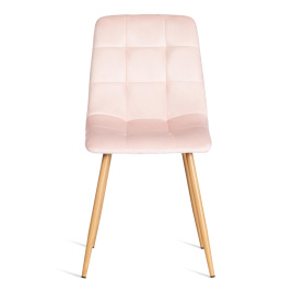 Стул CHILLY (mod. 7094-1) / 1 шт. в упаковке вельвет/металл, 44,5х52,5х86 см, pink (розовый) HLR39 / фото 2