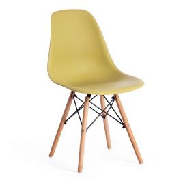 Стул CINDY (EAMES) (mod. 001) / 1 шт. в упаковке дерево бук/металл/сиденье пластик, 51x46x82.5см, ол фото 1