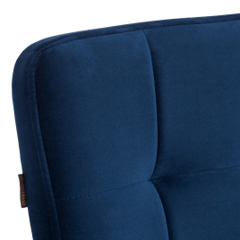 Стул обеденный Medeo LT, велюр, Blue (синий), 45х56х89 см фото 5