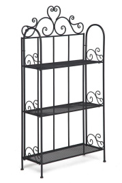 Этажерка Secret De Maison 005 стальной сплав, 65х26х132см, черный фото 1