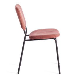 Стул CAROL (mod. UC06) / 1 шт. в упаковке металл, вельвет, 45 х 56 х 82 см, Coral (коралловый) HLR44 фото 2