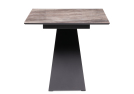 Стол стеклянный Ноттингем 180х90х74 карелия / черный фото 3