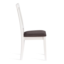 Стул Камилла сиденье мягкое (CAMILLE SOFT) дерево гевея, МДФ, 44х54х95, pure white (402) , ткань, се фото 2
