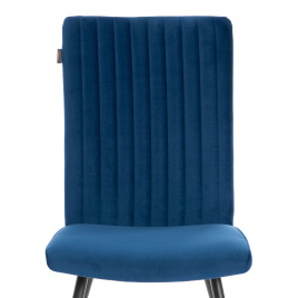 Стул обеденный Monte Carlo TREND, велюр, Blue (синий), 49х51х93 см фото 3