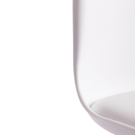 Стул барный TULIP BAR (mod. C1014H-1) пластик/дерево, 42 х 47,5 х 104 см, White (Белый) 70029/ натур фото 3