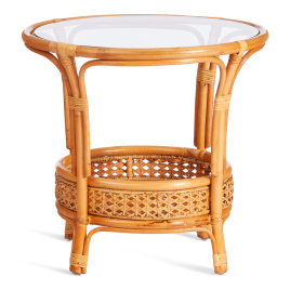 Комплект "PELANGI"  02/15 ( стол со стеклом + 4 кресла ) [с подушками] ротанг, кресло 65х65х77см, ст фото 4