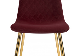 Стул на металлокаркасе Dabl wine red фото 5