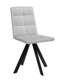 Стул DikLine 230 поворотный B22 GREY, ножки черные фото 1