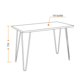 Стол WD-06 oak фото 5