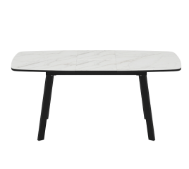 Стол Валенсия Greys white, Чёрный фото 4