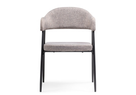 Стул на металлокаркасе Twin gray / black фото 2