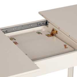 Стол CATERINA бук, мдф, 100+30x70x75, Ivory white фото 4