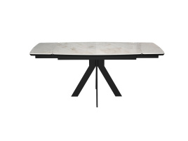 Стол DikLine DKU120 Керамика Italian Grey (глянец серый)/подстолье черное/опоры черные (2 уп.) фото 3