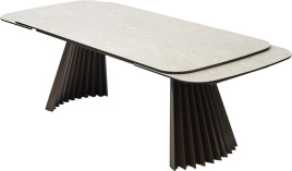 Стол ASTRID 200 TL-102 Бежевый мрамор, испанская керамика / Шоколадное золото каркас, ®DISAUR фото 4