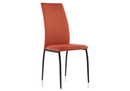 Стул на металлокаркасе Tod red / black фото 1