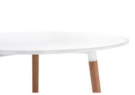 Стол деревянный Lorini 80 white / wood фото 2