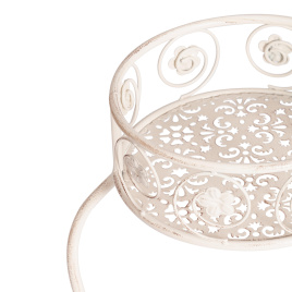 Цветочница Secret de Maison Трио/Trio (мод.PL08-9998) металл, 31х23х60см, античный белый фото 4