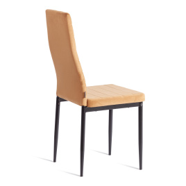 Стул Easy (mod. JSC02-1) металл, флок, 41 х 52 х 96 см, brown (золотисто - коричневый) HLR12 / черны фото 5
