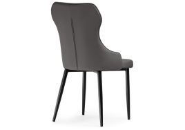Стул на металлокаркасе Neli gray / black фото 4