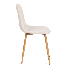 Стул BREEZE (mod. 4724) Велюр/металл , 44 х 53 х 87 см, Light beige (светло-бежевый) HLR1 / натураль фото 2