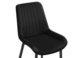 Стул на металлокаркасе Seda-1 black / gold / black фото 5
