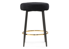 Барный стул Plato black fabric фото 2
