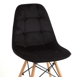 Стул 301K /Alex soft (B-4) Black Velvet фото 2