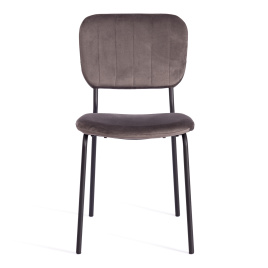 Стул Керол/Carol (мод.UC06)/1 шт. в упаковке металл, вельвет, 45 х 56 х 82 см, Light grey (светло-се фото 5