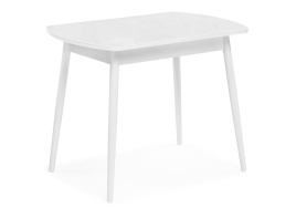 Стол стеклянный Калверт белый фото 1