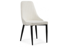 Стул на металлокаркасе Kora white / black фото 1
