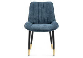 Стул на металлокаркасе Seda 1 blue / black / gold фото 3