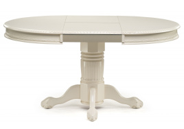 Стол деревянный Альфред круглый крем фото 4