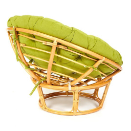 Кресло PAPASAN/ПАПАСАН 23/01 W  /с подушкой/ диаметр подушки 125 см, 115х101х104 см, Honey (мед), фл фото 2