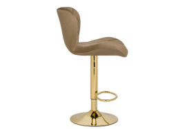 Барный стул Porch dark beige / golden фото 3