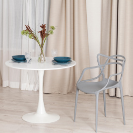 Стул Cat Chair (mod. 028) пластик, 53 x 59 x 82,5 см, темно-серый (Dark grey NX-GR-20) фото 2