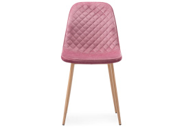 Стул на металлокаркасе Capri pink / wood фото 2