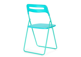 Пластиковый стул Fold складной blue фото 4