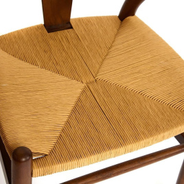 Стул Wishbone/Вишбон (мод.CB2212) дерево вяз, 57х50,5х79,5, темный орех №5  фото 5