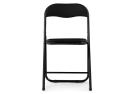 Стул на металлокаркасе Fold 1 складной black / black фото 2