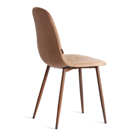 Стул Breeze/Бриз (мод. JSC-58) велюр/металл, 44х53х86см, темно-коричневый HLR11/орех фото 3