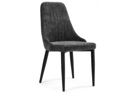Стул на металлокаркасе Kora black / dark gray фото 1