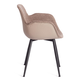 Кресло VALENTINO (mod. PC45-2) / 1 шт. в упаковке металл/экокожа/ткань, 55 х 58 х 81 см, Brown (кори фото 2