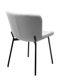 Стул RIYA UF992-01 Белый, teddy / черный каркас М-City фото 2
