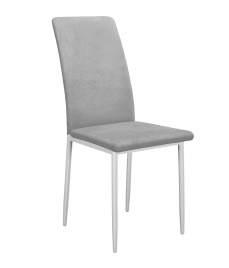 Стул DikLine 272 B22 GREY, ножки белые фото 1