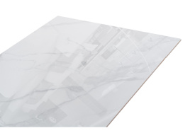 Керамический стол Невис 140(200)х80х76 creto statuario cara polished / черный фото 5